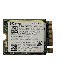 OEM Hyn BC901 256GB M.2 PCI-e GEN 4X4 NVME SSD 내부 솔리드 스테이트 드라이브 30mm 2230 폼 팩터 M 키 스팀