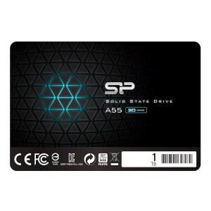 실리콘 파워 1TB SSD 3D NAND A55 SLC 캐시 성능 향상 SATA III 2.5