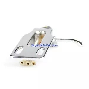 02DD 범용 포노 스타일러스 카트리지 랙 레코드 플레이어 턴테이블 헤드 쉘 리드 와이어와 포노 액세서리