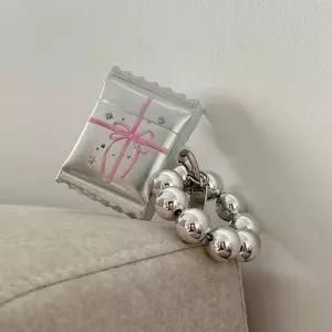 퓨어에어팟케이스 실버 리본 1/2/3세대 프로 커버 Lpz6+2tQq