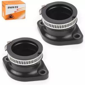 폴라리스 스노우모바일 400 500 600 650 클래식 1985-2000 3083171용 2Pcs 흡기 매니폴드 부츠