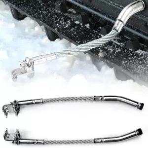 폴라리스 북극 고양이 스키두 링스와 호환되는 클로 )가 장착된 스 스크래처 스노우모바일 키트 - 트랙