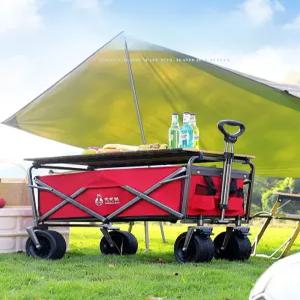 캠핑 접이식 카트 다용도 장바구니 캐리어