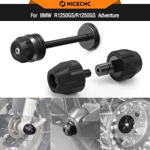 BMW 호환 R1250GS - 어드벤처 전륜 및 후륜 포크 액슬 충돌 방지 슬라이더 GSA ADV