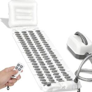 이리덱 휴대용 스파 버블 목욕 컵이 위한 리모컨이 강력한 매트 흡입 있는 베개 욕조 이완을 마사지기 신체 욕조용