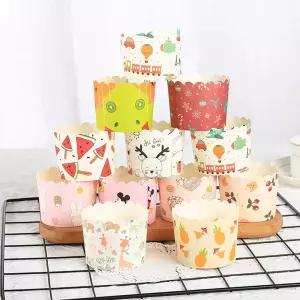 트레이 머핀 종이컵 컵케이크 동화 500개 일러스트