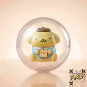 행사용 경품 캡슐 투명 뽑기 가챠 빈통 장난감 플라스틱  중형 50mm