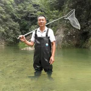 웨이딩 가슴장화 100 38 실크 블랙 갯벌체험 두꺼운