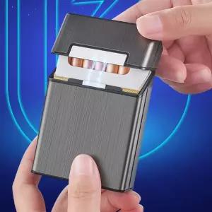 초경량 담배케이스 반자동 자석 슬림형 원터치 메탈 tyG5+3MzA