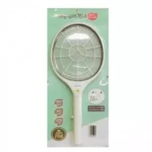 ( )특대 LED등 전기모기채 휴대용전기모기채 전기파리모기채