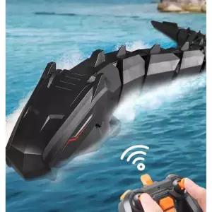 수중 드론 무선 RC 조종 장난감 뱀 이무기 상어 고래