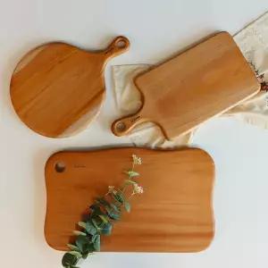 부엌다옴 마호가니 항균 원목도마 3종 세트 (E구성)