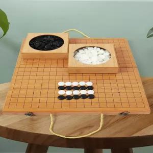 접이식 바둑판 장기판 노인정 오목 바둑알 휴대용 보드