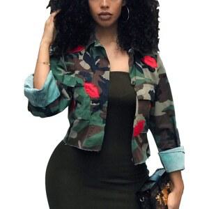 XXXITICAT 여성용 러플 스트레이트 플라운스 코트 새틴 오토바이 아우터 에비에이터 재킷 봄버 신제품 그린