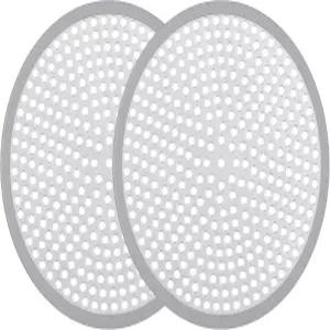 오톰버 샤워 배수구 헤어 캐처 - 2PCS 4.72인치 샤워실 싱크대 커버 스트레이너 스테인리스 스틸 욕조 필터