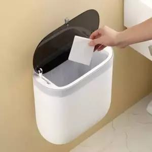 (옵션 단일옵션)기저귀 쓰레기통 씽크대휴지통 걸이형쓰레기통