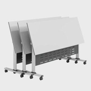 데스크 접이식 실 120x40x75 바퀴달린 세미나 테이블 회의