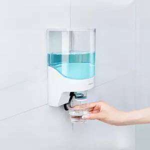 가정용 가글 디스펜서 벽걸이 누름기 자동 가글통 세척기 화장실 비누 자동 벽부착