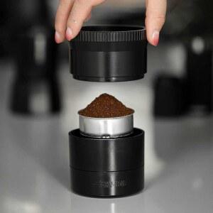 모카포트 도징링 회전 포트용 옵션사진참고 홈카페 공용 파우더 보관 커피템퍼 커피