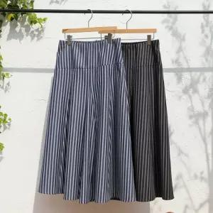 [샵앤] 여성 봄 오피스 출근룩 스트라이프 롱스커트 JR-WSK-5171