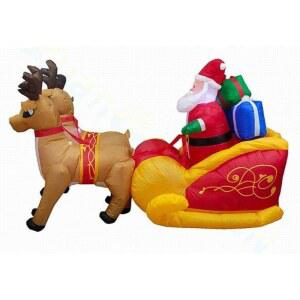 크리스마스 에어벌룬 조형물 에어바운스 지름 산타클로스 A형 장식 야유회 인테리어 게임