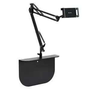 스탠드형 태블릿 거치대 침대용 스탠드 데스크 침대 태블릿 거치대 각도 조절 3단 스마트폰 고탄소