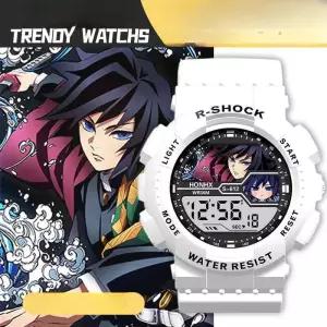 귀멸의 칼날 손목시계 학생 게임 선물 생일 방수 어린이 초등 탄지로 네즈코