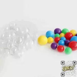 문방구 캡슐 생일 축제 경품 가챠퐁 투명 플라스틱 미니볼