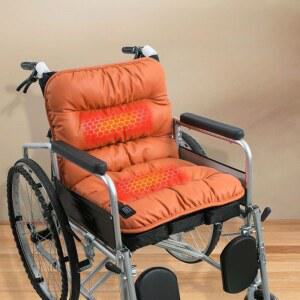 휠체어방석 온열 USB 시트 방지 충전용 휠체어전용시트 45x85cm 미끄럼 겨울방석