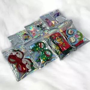 지퍼백 대형지퍼 쿠키포장지 소분봉투 구디백포장지 홀로그램지퍼팩 14x20 홀로그램 1