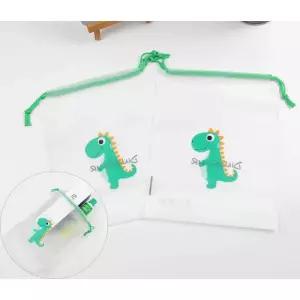 비닐주머니 sDD 젖은 공룡그림 소품 옷 소1P 반투명