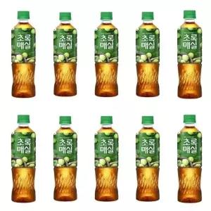 웅진 초록매실 500ml 10개 패트병