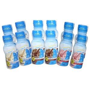 단백질 | 쉐이크 진한 초콜릿, 홈메이드 바닐라, 크리미한 딸기 맛 12팩