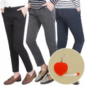필골드 남성 춘추 밴딩 슬랙스 팬츠 3종n줄자set D26 밴딩팬츠 밴딩슬랙스