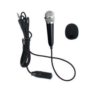 가라오케 용 소형 마이크 휴대용 음성 비디오 노래 팟 캐스팅을 블로깅 스피커 앰프