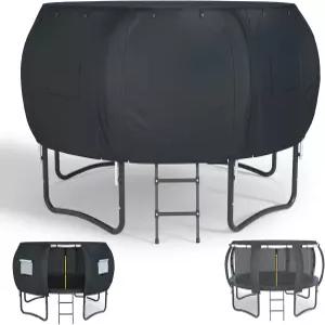XCZ 트램펄린 커버 텐트 통풍 창 개방형 디자인. 12tf 8바 원형 햇빛 가리개/저장 보호에 적합합니다