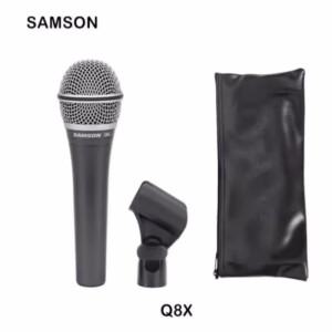 Q6X Q7X Q8X 업데이트 버전, 전문 다이내믹 보컬 마이크, 휴대용 캐리 백 및 클립 포함
