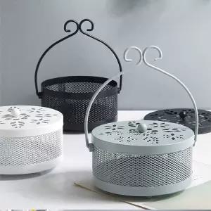 LW 엔틱 모기향 연소기 케이스 받침대 실외 캠핑 모기향거치대 모기향홀더