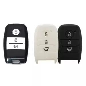 이쁜 모닝 레이 3버튼 스마트키 실리콘 케이스 자동차 용품