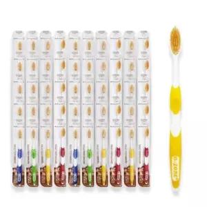 미세모칫솔 오존 오죤 부드러운 이중 미세모 금 골드 칫솔 40개