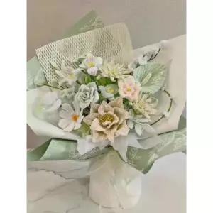 프리미엄 꽃다발 만들기 키트 해바라기 집콕 튤립 스프링 트위스트 스틱 모루꽃다발 취미