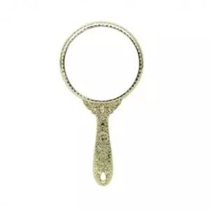 ( )공주경 원형 소 골드 휴대용거울 포켓거울