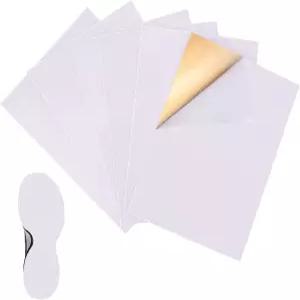 댄스 슈즈용 6피스 스틱온 인조 스웨이드 밑창 마찰 감소로 실내 바닥에서 쉽게 회전하고 미끄러짐 셀프