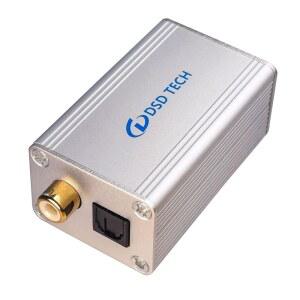 DSD 테크 SH-AU01A USB와 TOSLINK 연결 동축 광 어댑터 오디오