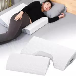 미끄럼 방지 커버와 경사가 있는 JF노라이바 침대 베개 욕창 압력 흰색 예방 세트 옆으로 뒷면에서 꺼짐