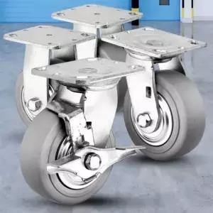 (옵션 바퀴(휠))경중량용 회색 바퀴 케스터 가구이동바퀴