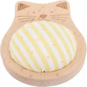 AYNEFY 재봉 핀 쿠션 세트 80PCS 스트레이트 퀼팅 핀과 고양이 모양 핀쿠션 공예 자수 장신구 제작을 위한