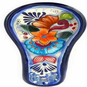 멕시코의 소울 정통 멕시코 탈라베라 스푼 레스트 - 푸에블라 프리미엄 핸드 페인팅 요리와 주방에 완벽한