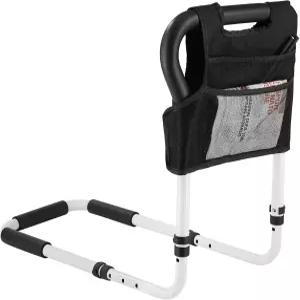 노인 안전을 위한 침대 레일 및 보관 가방이 있는 환자를 조절 가능한 보조 - 트윈/퀸/킹 칼리 침대에 맞는