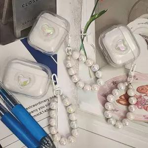 밈하트에어팟케이스 1/2/3세대 프로 커버 진주 키링 Zfh2+4IxO